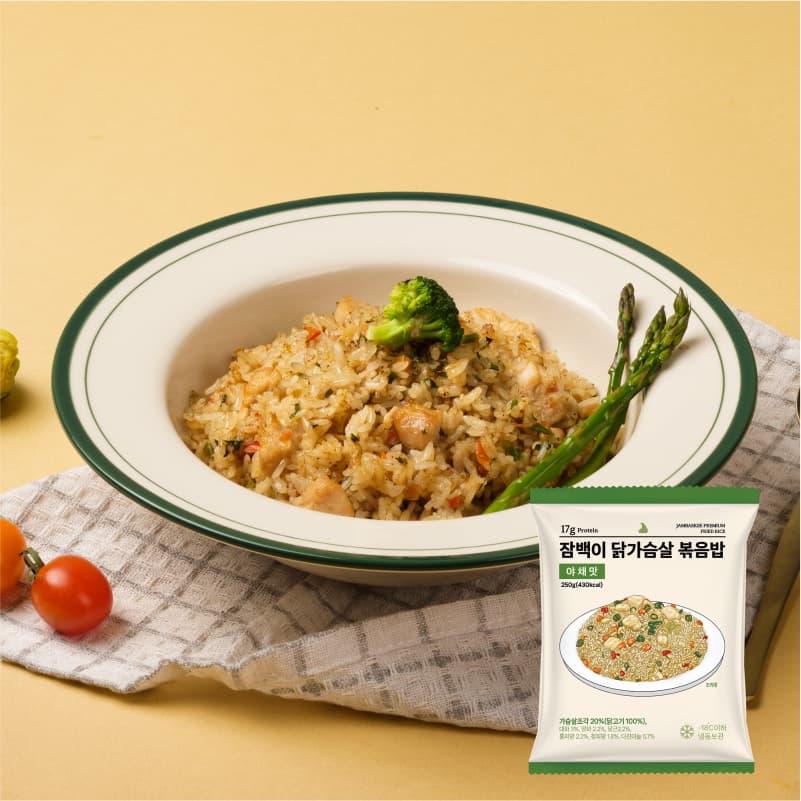 잠백이 다르닭 닭가슴살 볶음밥 250g 야채맛 외 7종